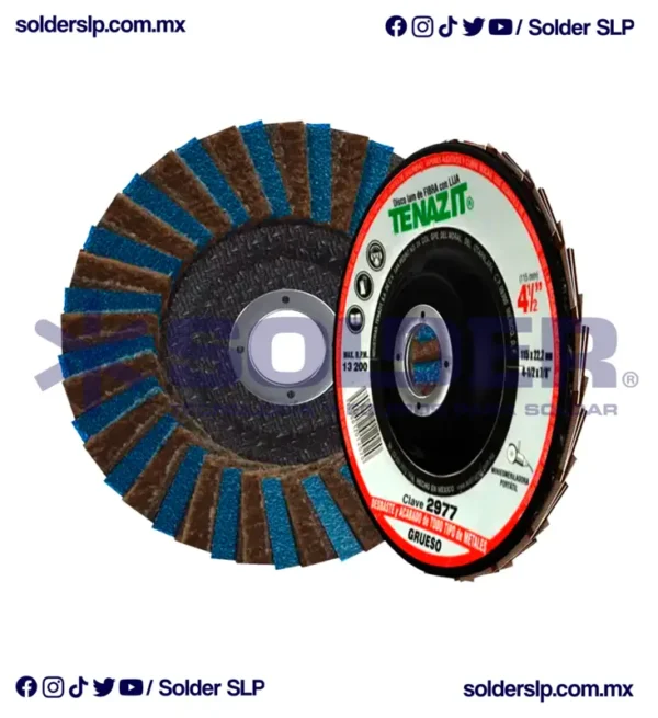 Disco Laminado Fibra Con Lija 4-1/2" Grano 40 Cod. Aus-2977