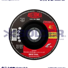 Disco De Desbaste 4-1/2" Hum Cod. Aus-560