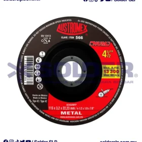 Disco De Corte 4-1/2" Hum Cod. Aus 566