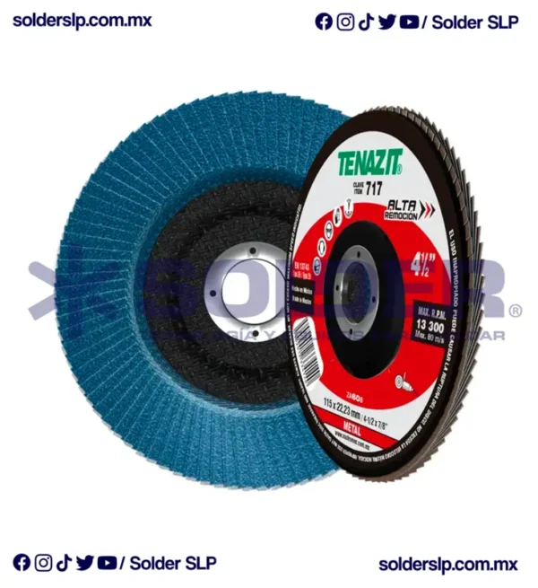 DISCO LAMINADO 4-1/2" GRANO 60 ALTA REMOCION COD. AUS-717