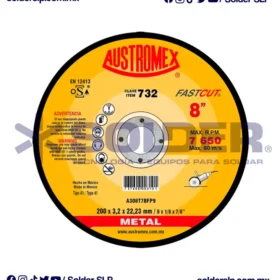 Disco De Corte 8"De Metal Cod. Aus 732
