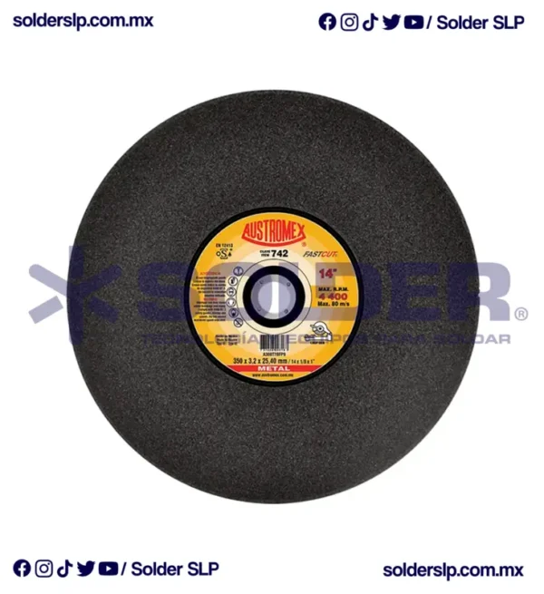 Disco De Corte 14" Metal Solido Fastcut Cod. Aus-742