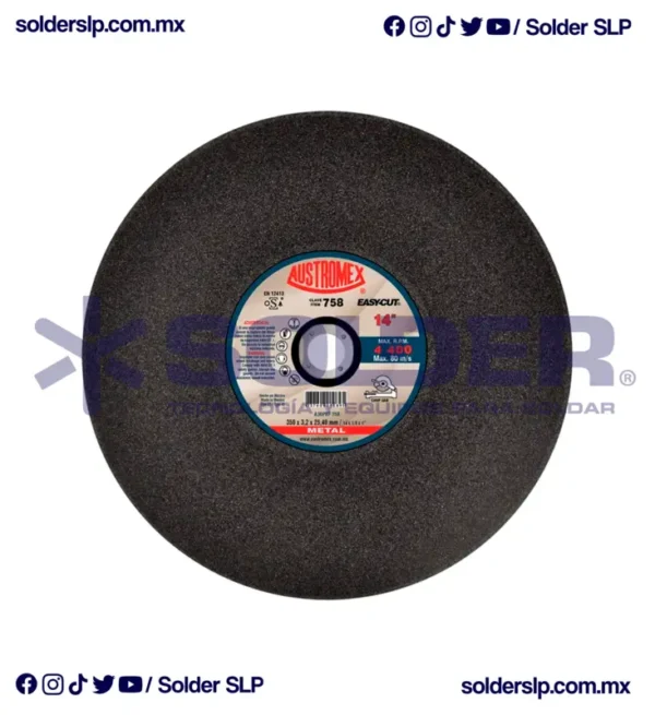 Disco De Corte 14" Para Metal Solido Easy-Cut Cod. Aus 758