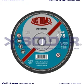 Disco De Corte 9" X5/64 X 7/8 Premium Para Inox Cod. Aus-874