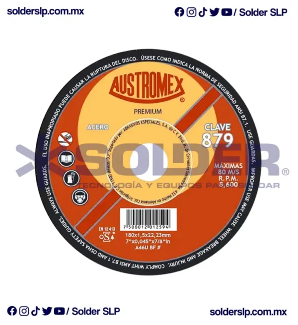 Disco De Corte 7" Premium Cod. Aus-879