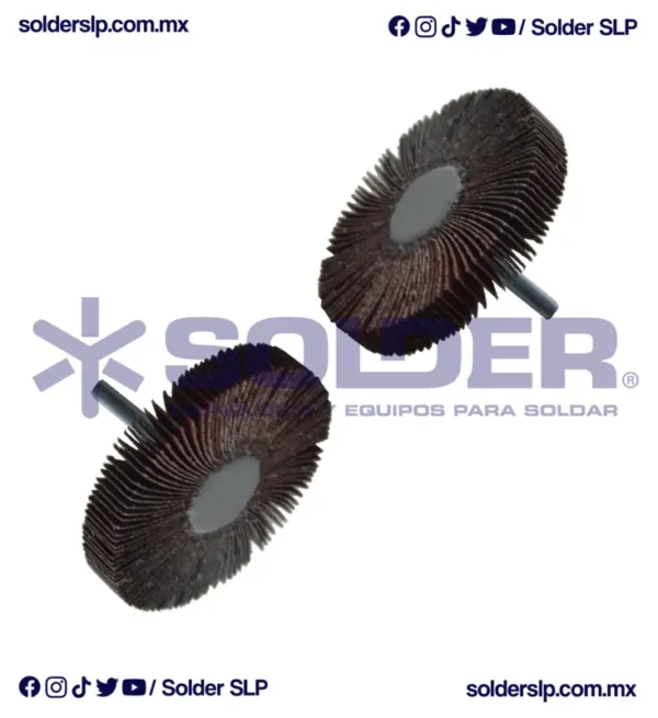 RUEDA FLAP 3"X1/2X1/4 GRANO 80 COD. AUS 923