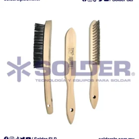 CEPILLO DE ALAMBRE DE ACERO INOX FORMA "V" COD. AUS 991