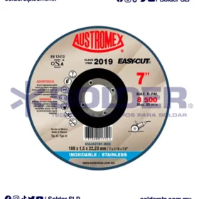 Disco De Corte 7" X1/16 X 7/8 Cod. Aus 2019