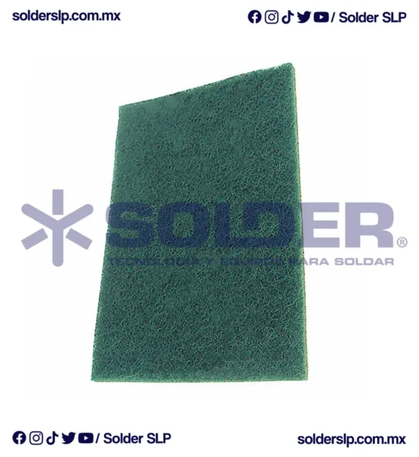 Almohadilla De Fibra 9"X6" Verde Uso General Cod. Aus-600 - Imagen 2