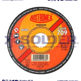 Disco De Corte 4-1/2" Plano Premium Cod. Aus-709