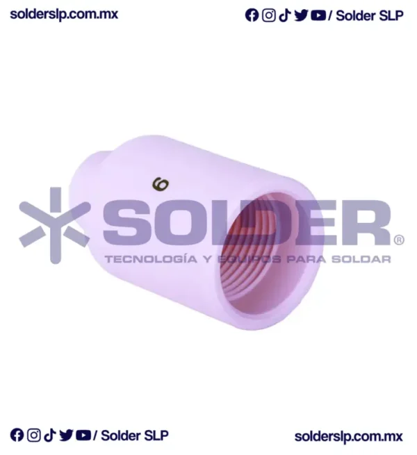 Boquilla De Alumina #6 3/8 Para Gas Lens Mediano Cod. Wld*Wt-54N16 - Imagen 2