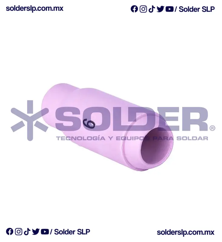 Boquilla De Alumina #6 3/8 Para Portamordaza Cod. Wld*Wt10N48 - Imagen 2