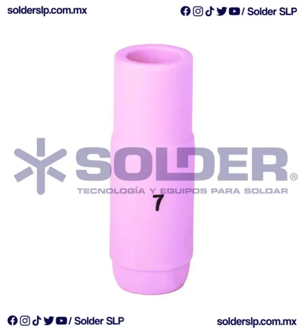 BOQUILLA DE ALUMINA #7 7/16 PARA GAS LENS MEDIANO COD. WLD*WT54N15