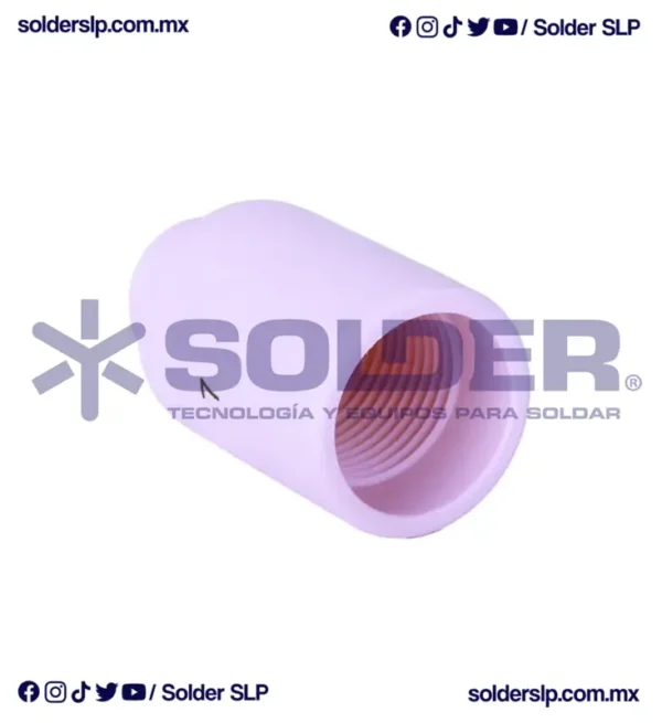 BOQUILLA DE ALUMINA #7 7/16 PARA PORTAMORDAZA COD. WLD*WT10N47 - Imagen 2