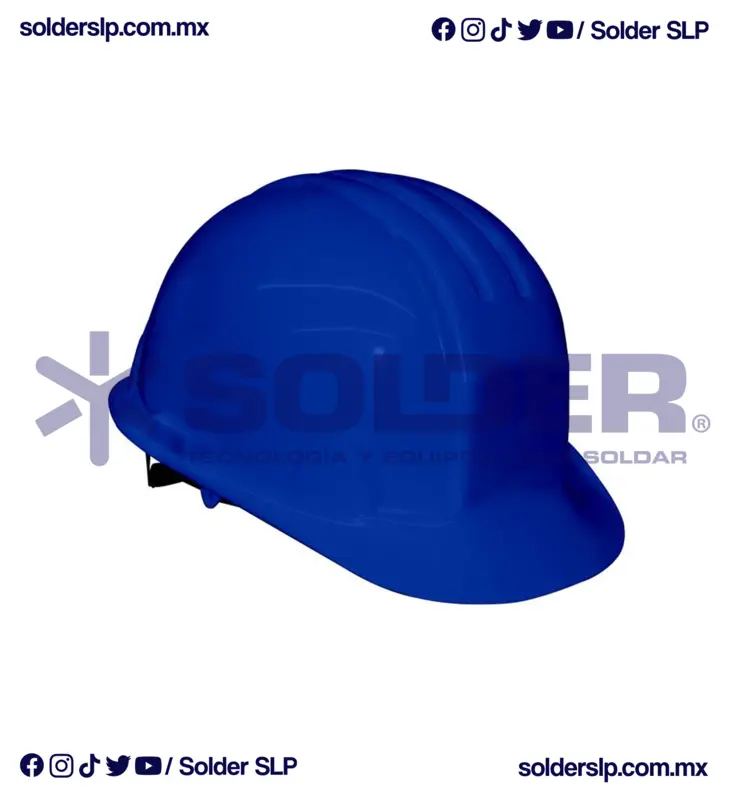 Casco De Seguridad Azul Cod. 1Cpmundial -6M
