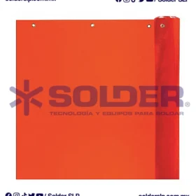Cortina Naranja 1.82 X 2.43M 14 Mil Cod. Wldsp-6848-25