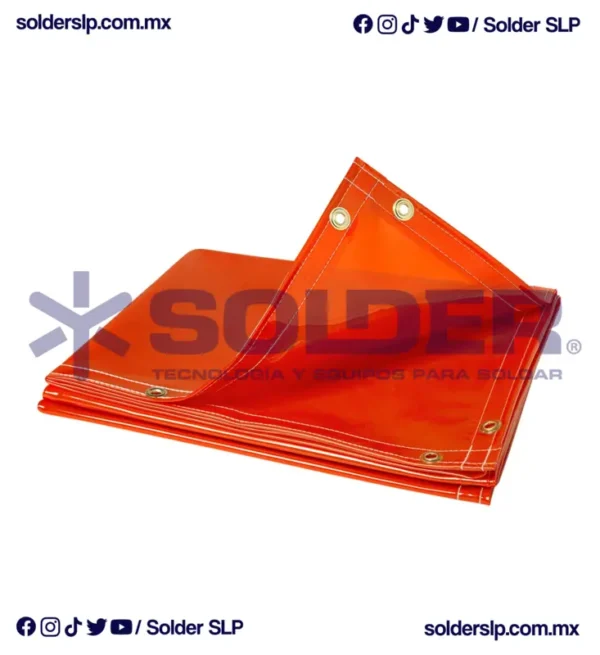 Cortina Naranja 1.82 X 1.82M 14Mil Cod. Wld*Sp-6636