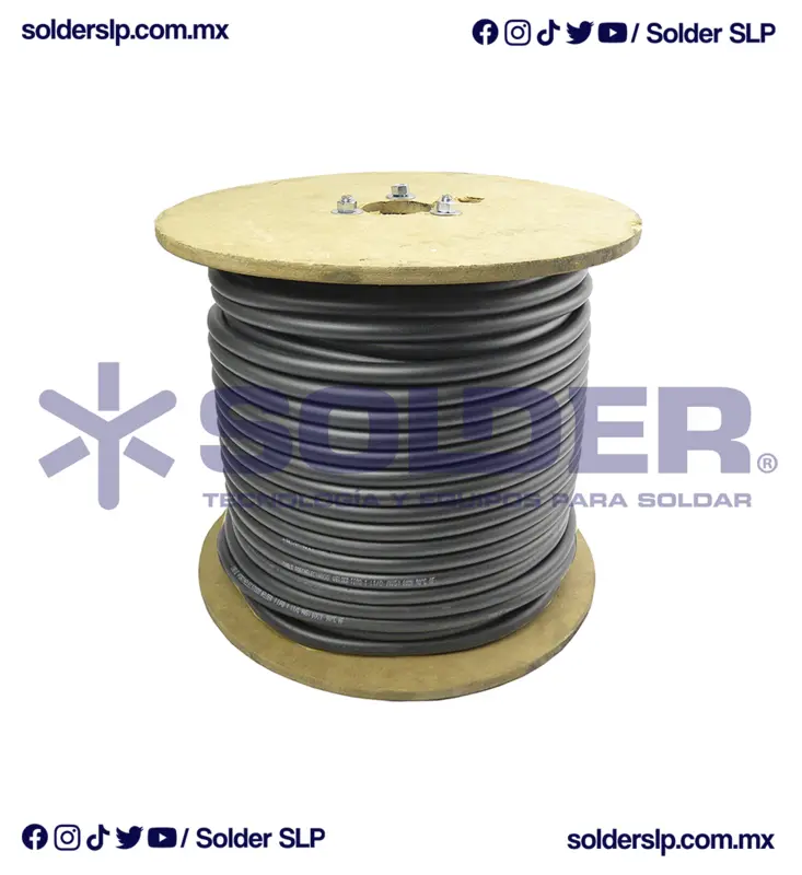 Cable Portaelectrodo 2/0 Neopreno Cod. Cab*2/0-328-Klk