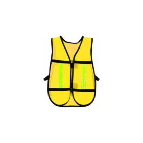 Chaleco De Seguridad Amarillo De Malla Con Reflejantes