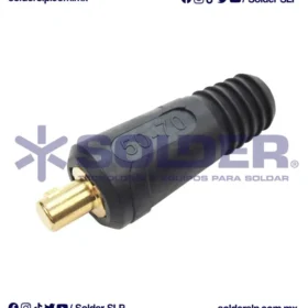 CONECTOR MACHO TIPO DINSE 50 A 70 MM COD. PEA*SK-70
