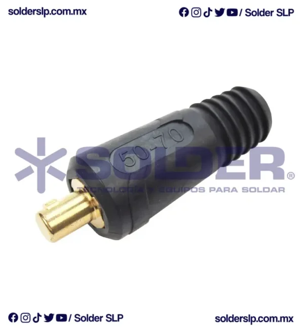 CONECTOR MACHO TIPO DINSE 50 A 70 MM COD. PEA*SK-70