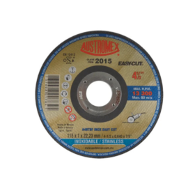 Disco De Corte 4-1/2" P/Acero Inox (Plano) Cod. Aus-2015