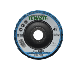 Disco Laminado 4-1/2" Fibra Azul Muy Fino Cod. Aus-2969