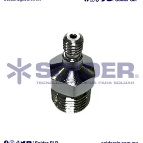 NIPLE DE SALIDA OXIGENO MED 9/16 X 24 RE P/YUGO COD. 55-H05A