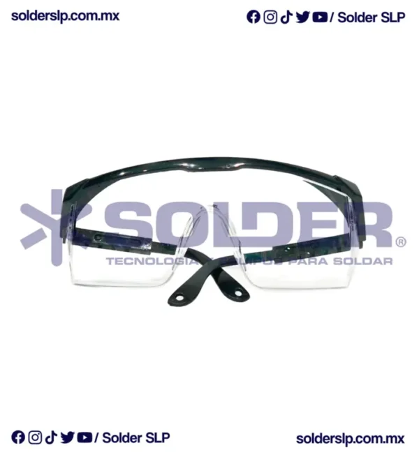 Lente De Seguridad Cuadrado Claro Ss111 Dermacare O Vizzion