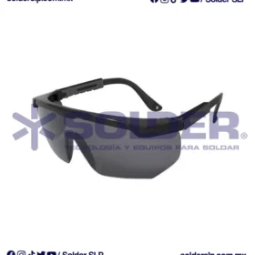 Lente De Seguridad Cuadrado Oscuro Ss112 Dermacare O Vizzion