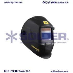 Careta Electrónica Esab Swarm A20 + Guantes Afelpados Azul Safe 100