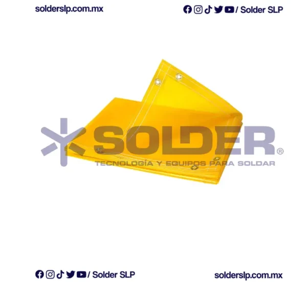 Cortina Amarilla 1.82 X 1.82M 14Mil Marca Jackson Cod. 36296