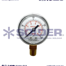 MANOMETRO ALTA PRESION 0-14KGS BAJA/OXIGENO COD. 51.600N.200
