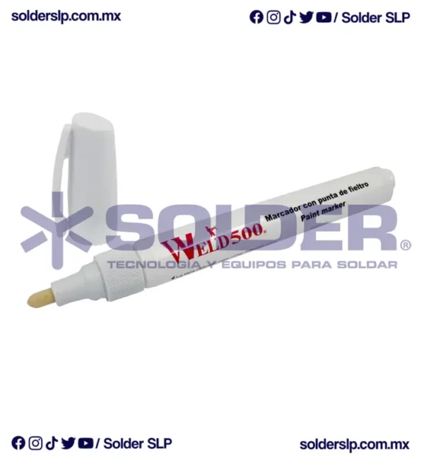 MARCADOR PUNTA DE FIELTRO BLANCO COD. WLD*MFBLA