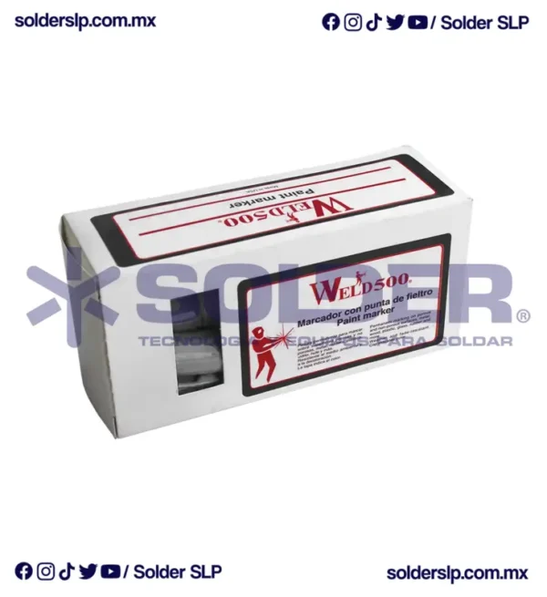 MARCADOR PUNTA DE FIELTRO BLANCO COD. WLD*MFBLA - Imagen 2