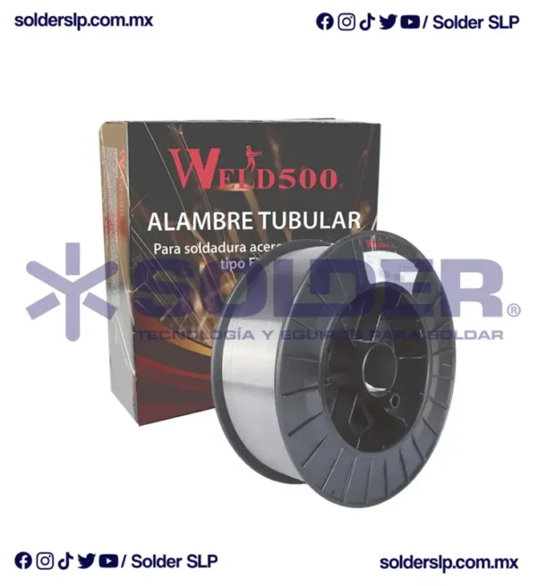 MICROALAMBRE TUBULAR 71T1 .045 - WELD 500 CAJA/15 KG COD. WLD*1CT71T1-045-15K - Imagen 2