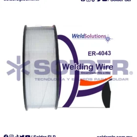 MICROALAMBRE DE ALUMINIO 4043 .035 ROLLO/7 KG WS