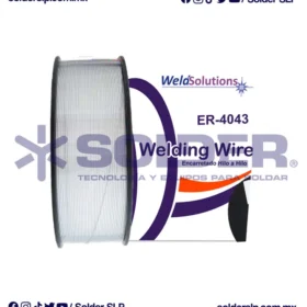 MICROALAMBRE DE ALUMINIO 4043 3/64 C/7 KG