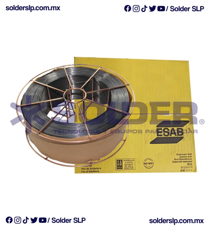 Microalambre Tubular 7100 0.045 Esab Caja/30 Kg Cod. E7101111A - Imagen 3