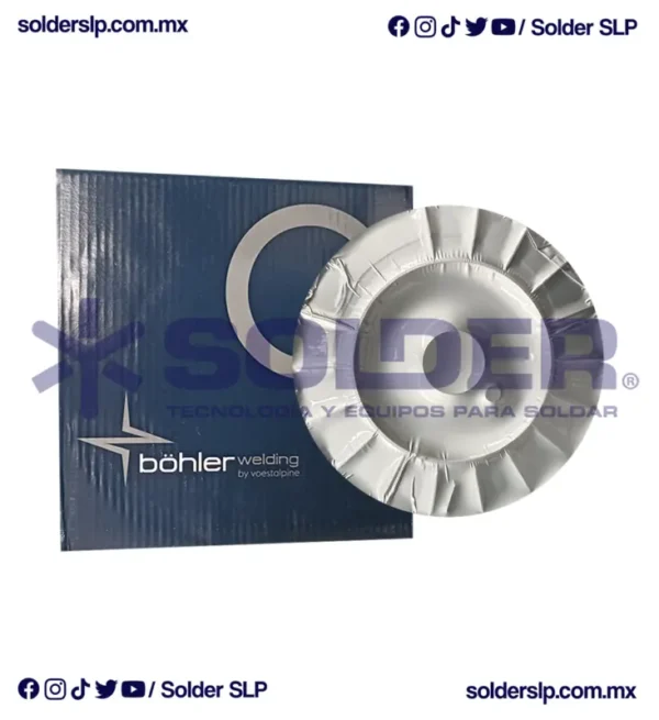 MICROALAMBRE DE INOXIDABLE TUBULAR 308 LT1 .045 BOHLER C/15 KG COD. 58069 - Imagen 2