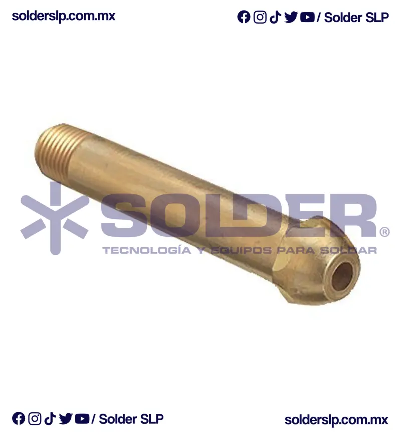 Niple "C" Largo Para Butano 5" Cga 510 Cod. 21-14 - Imagen 2