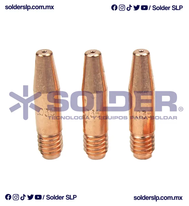 Punta De Contacto Tipo Tregaskiss .035 Cod. Wld*Wm-R403-1-35