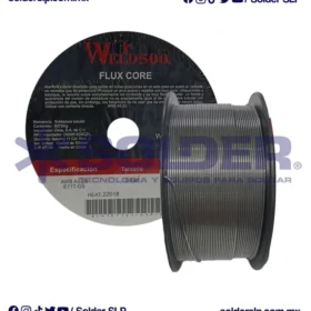ROLLO DE MICROALAMBRE TUBULAR .030 2 LBS (.908 KG)