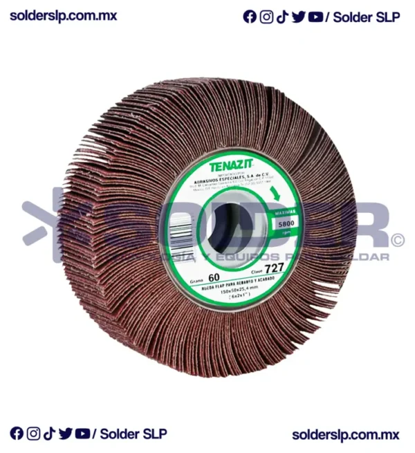 RUEDA FLAP 6" GRANO 60 COD. AUS 727