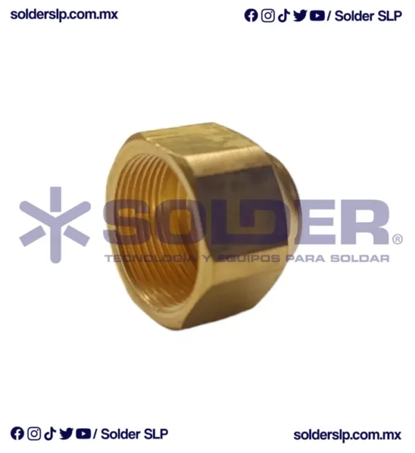 Tuerca Portaboquilla Aditamento Welder 49-3 Cod. 30-02A - Imagen 2