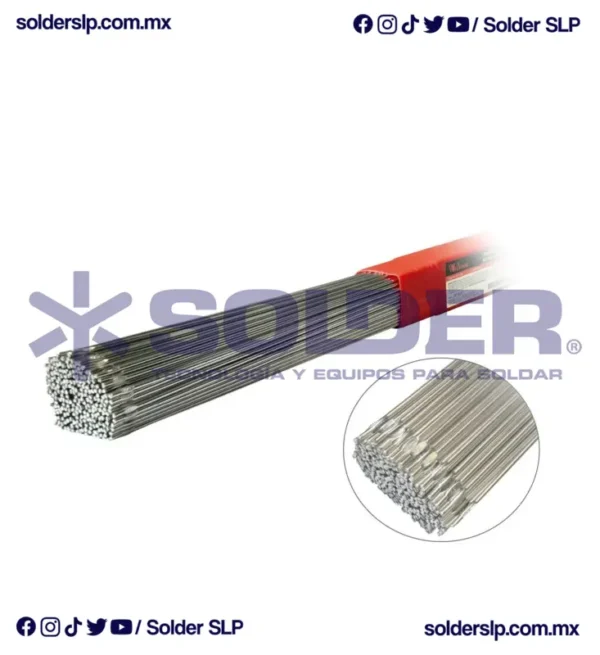 VARILLA DE APORTE DE ALUMINIO 4043 1/8 WELD 500 CAJA/5 KG - Imagen 2