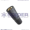 CONECTOR HEMBRA TIPO DINSE 50 A 70 MM COD. PEA* BK-70