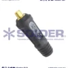 CONECTOR MACHO TIPO DINSE 10 A 25 MM COD. WLDEC-SK-25
