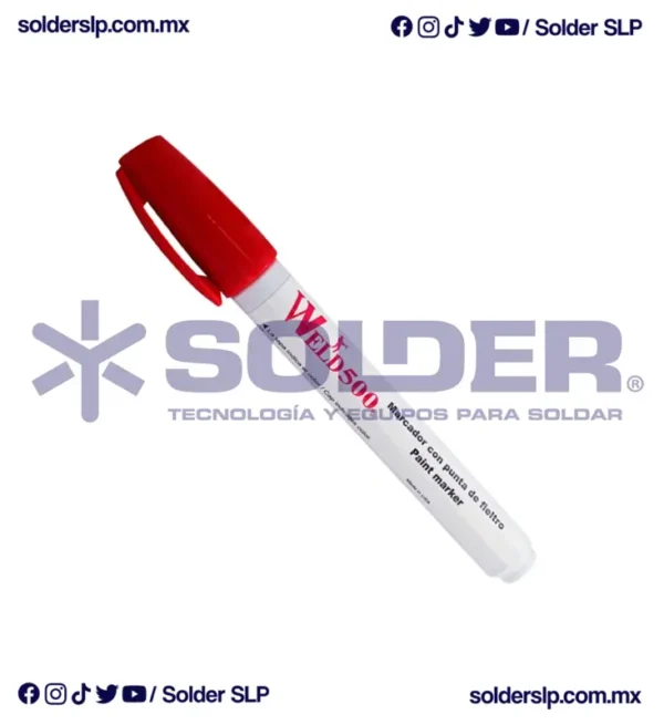 MARCADOR PUNTA DE FIELTRO ROJO COD. WLDMFROJ