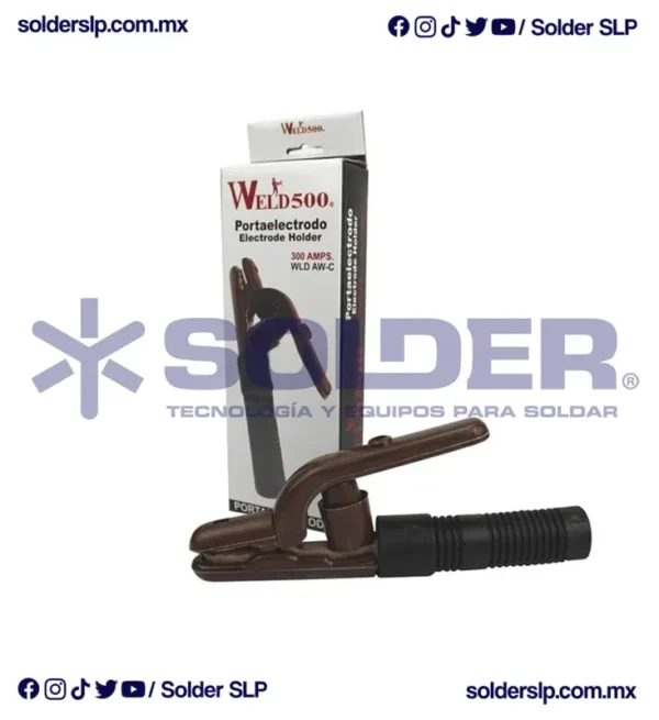 PORTAELECTRODO 300A TIPO JACKSON WELD 500 COD. WLD*AW-C - Imagen 2